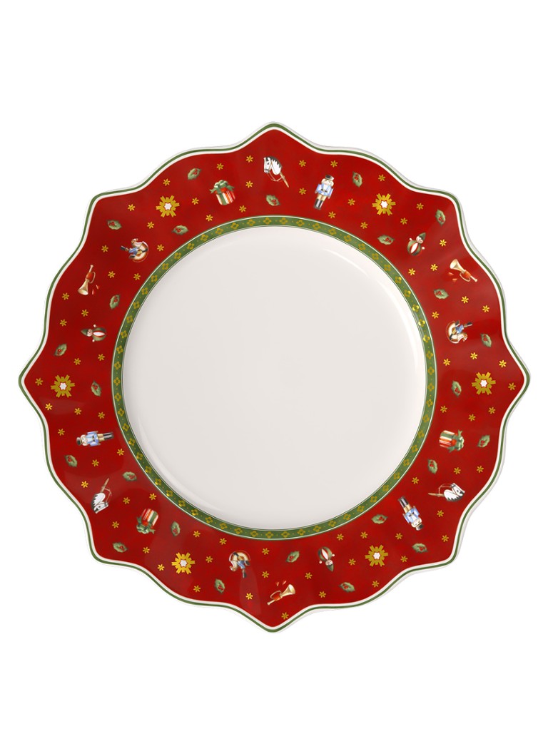 Villeroy & Boch Toy's Delight Kerst onderbord 31 cm Steenrood - Deal