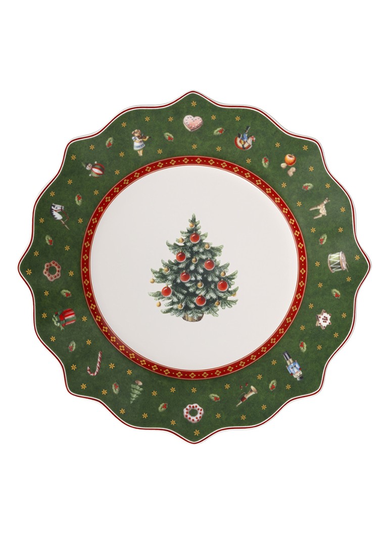 Villeroy & Boch Toy's Delight Kerst ontbijtbord 24 cm Groen - Deal