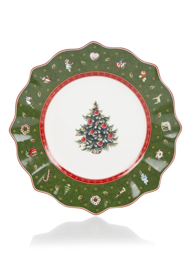 Villeroy & Boch Toy's Delight Kerst ontbijtbord 24 cm Groen - Deal