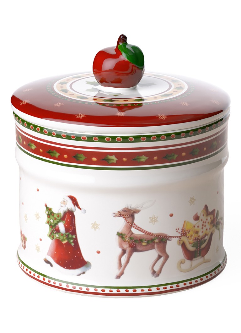 Villeroy & Boch Winter Bakery Delight Kerst snoeppot 11 cm Steenrood - Deal