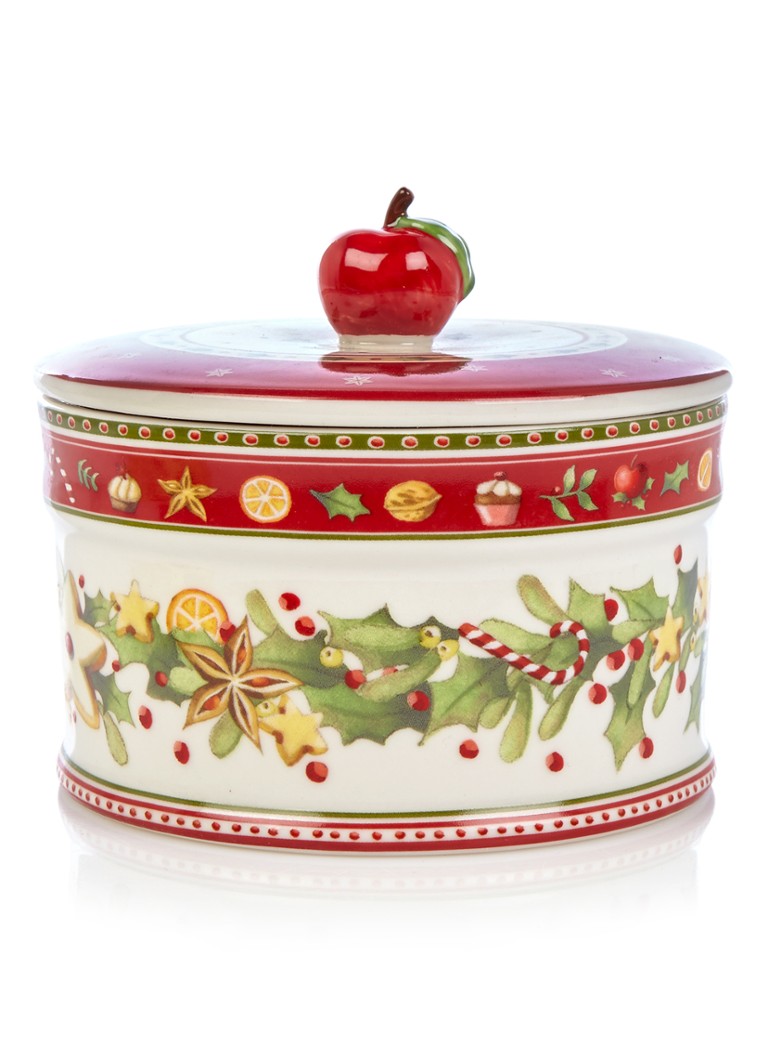 Villeroy & Boch Winter Bakery Delight Kerst snoeppot 13,5 cm Steenrood - Deal
