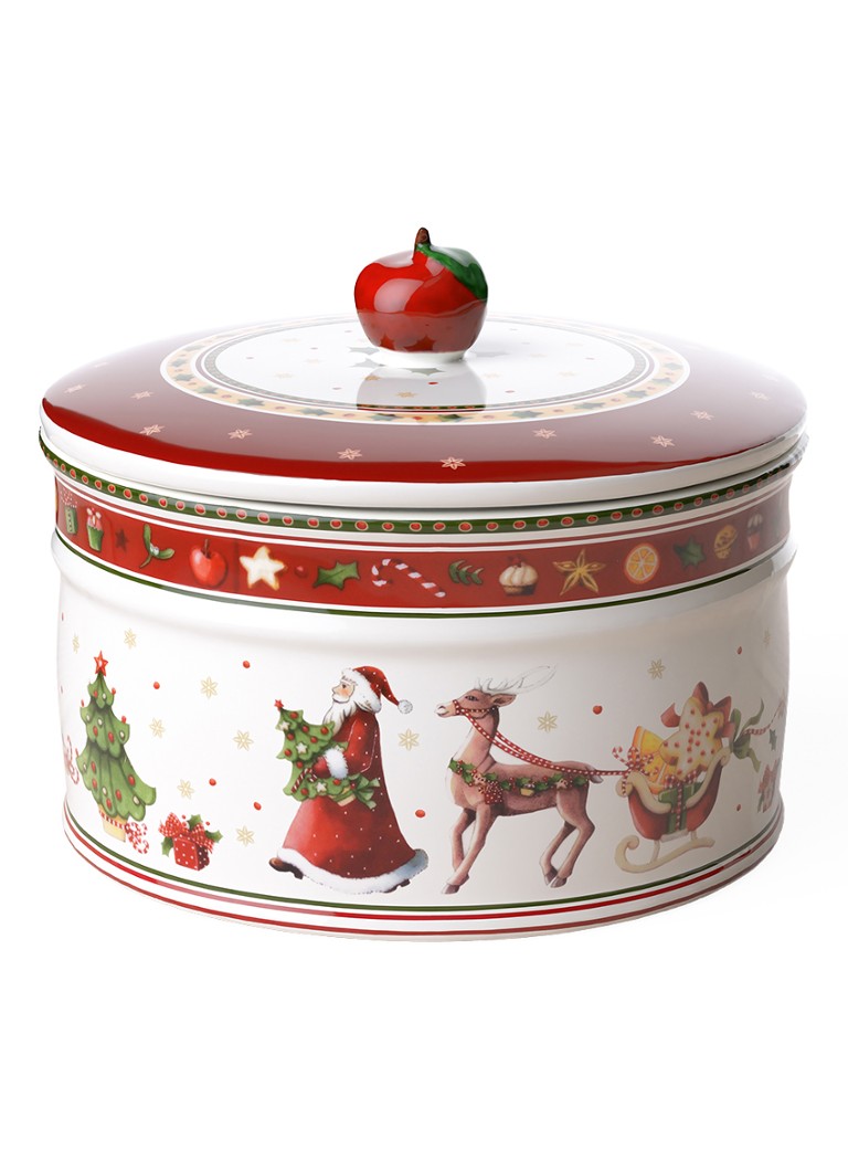 Villeroy & Boch Winter Bakery Delight Kerst snoeppot 17 cm Steenrood - Deal