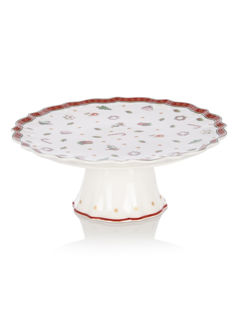 Villeroy & Boch Toy's Delight Kerst taartplateau 21 cm Steenrood - Deal