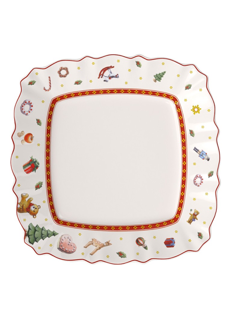 Villeroy & Boch Toy's Delight dinerbord 22,5 x 22,5 cm Steenrood - Deal