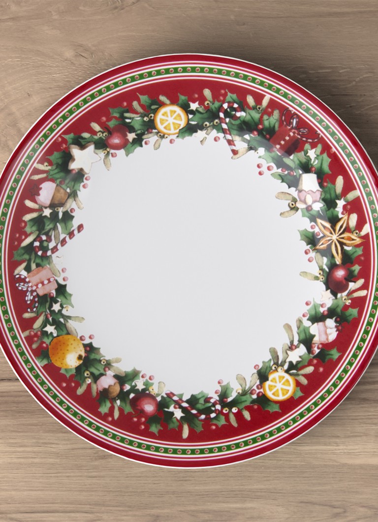 Villeroy & Boch Winter Bakery Delight Kerst dinerbord 27 cm Steenrood - Deal