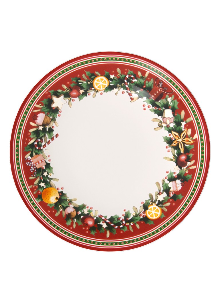 Villeroy & Boch Winter Bakery Delight Kerst dinerbord 27 cm Steenrood - Deal