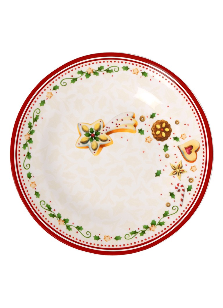 Villeroy & Boch Winter Bakery Delight Kerst ontbijtbord 21 cm Gebroken wit - Deal