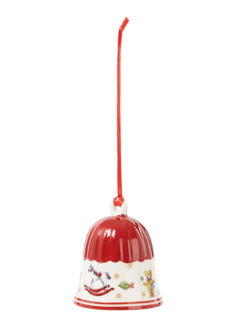 Villeroy & Boch Toy's Delight Decoration klok kersthanger 6,5 cm Steenrood - Deal