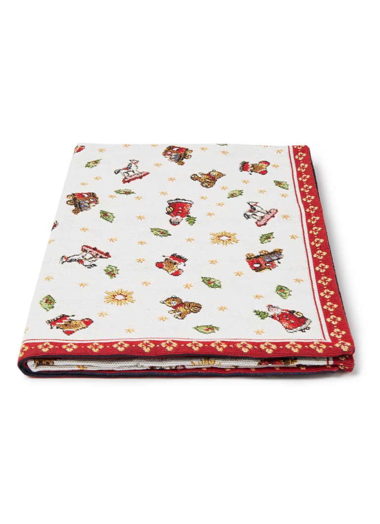 Villeroy & Boch Toy's Delight Gobelin tafelloper in katoenblend 145 x 50 cm Wit - Deal