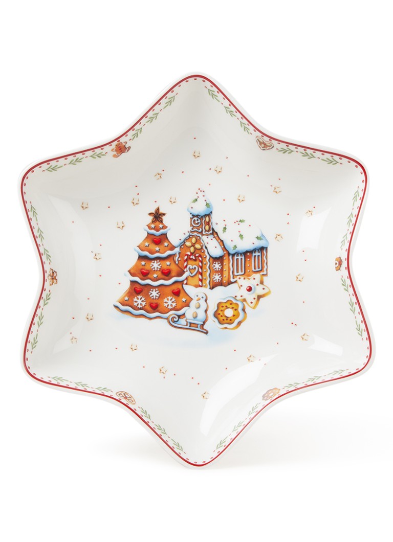 Villeroy & Boch Winter Bakery Delight Kerst partyschaal 24 cm Gebroken wit - Deal