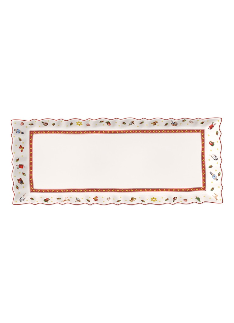 Villeroy & Boch Toy's Delight cakeschaal 39 x 16 cm Gebroken wit - Deal