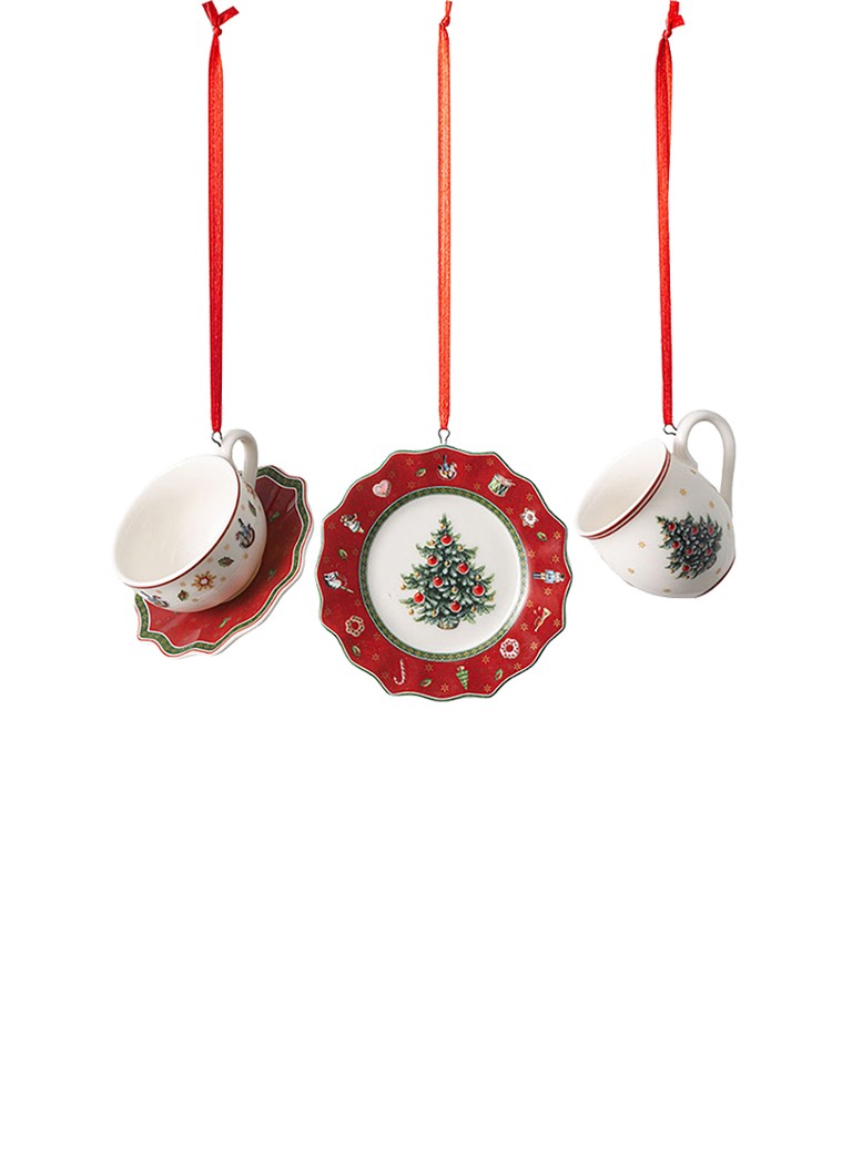Villeroy & Boch Toy's Delight kersthangerset 3-delig Gebroken wit - Deal