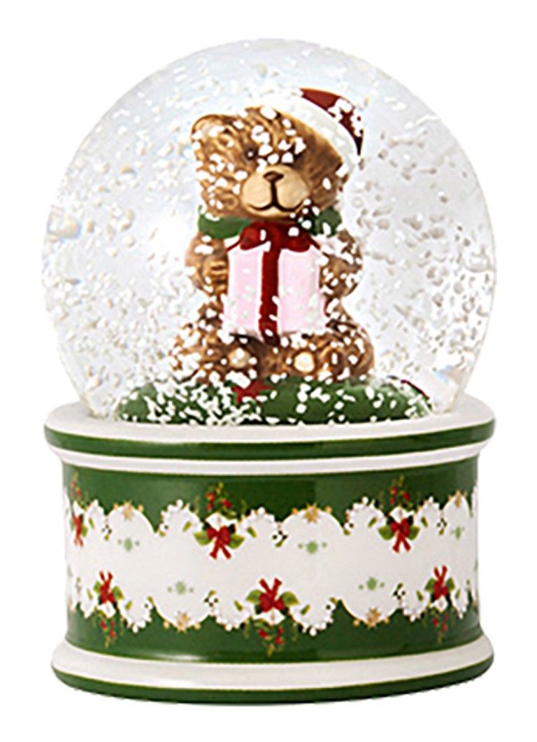 Villeroy & Boch Christmas Toys sneeuwbol 9 cm Donkergroen - Deal