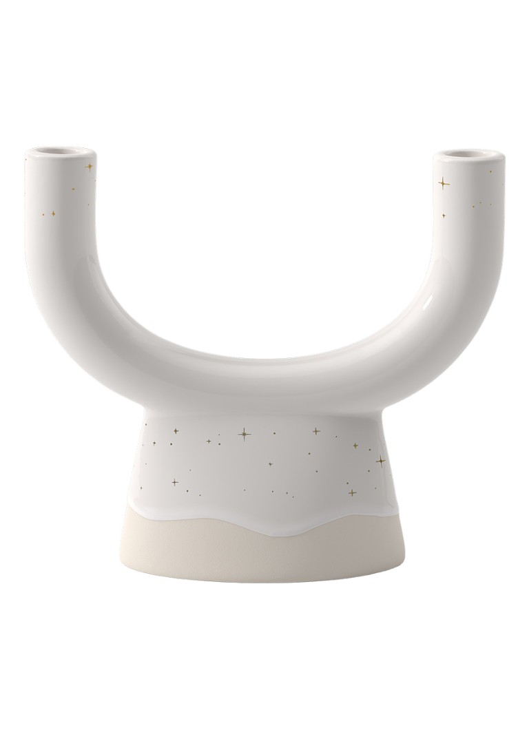 Villeroy & Boch Winter Glow U-vorm kaarshouder 20,5 cm Gebroken wit - Deal