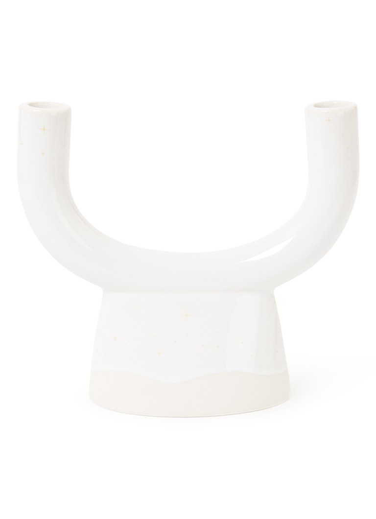 Villeroy & Boch Winter Glow U-vorm kaarshouder 20,5 cm Gebroken wit - Deal