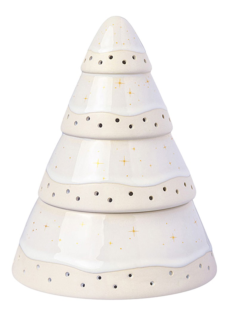 Villeroy & Boch Winter Glow waxinelichthouder 18 cm Beige - Deal