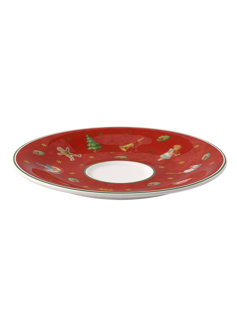 Villeroy & Boch Toy's Delight Special espresso schotel 12 cm Kersenrood - Deal