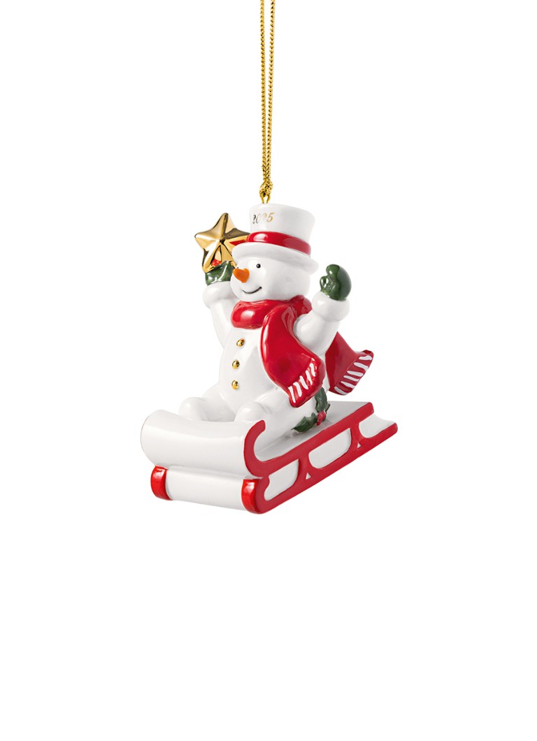 Villeroy & Boch Sneeuwpop 2025 kersthanger 7,6 cm Wit - Deal
