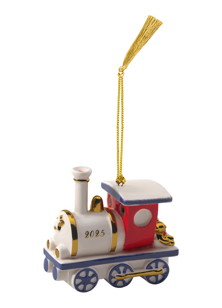 Villeroy & Boch Locomotief 2025 kersthanger 9,2 cm Gebroken wit - Deal