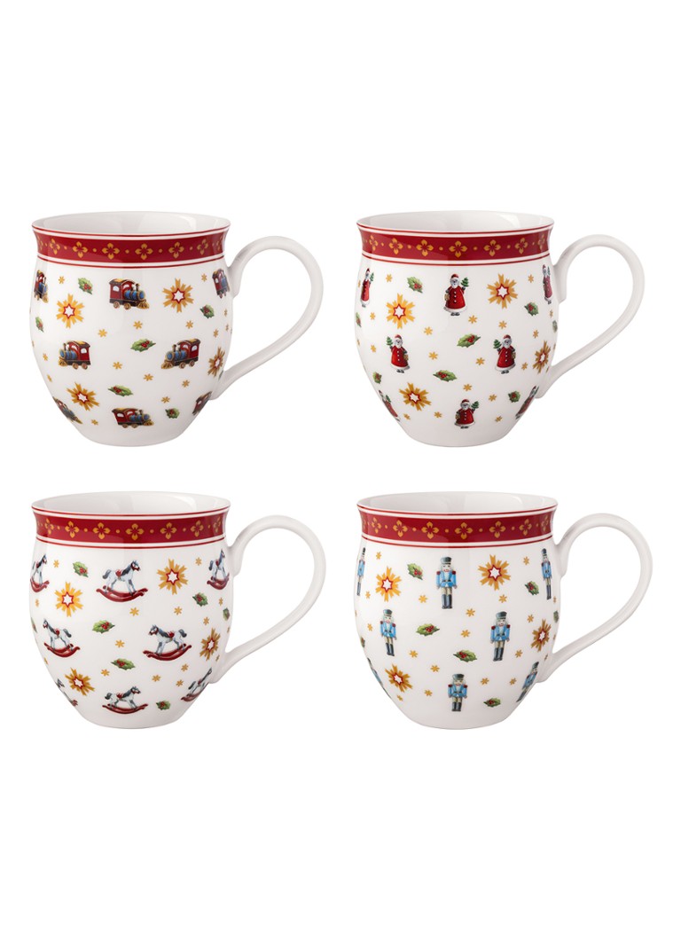 Villeroy & Boch Toy's Delight mok set van 4 Gebroken wit - Deal