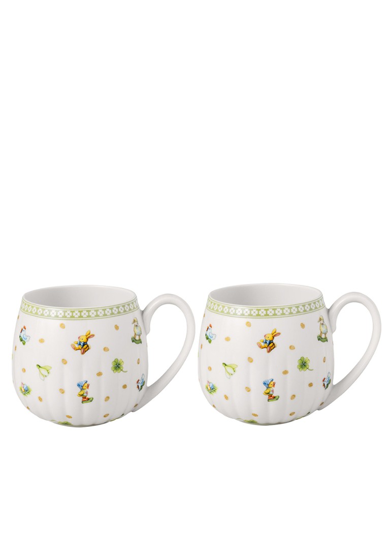 Villeroy & Boch Easter Delight mok set van 2 Gebroken wit - Deal