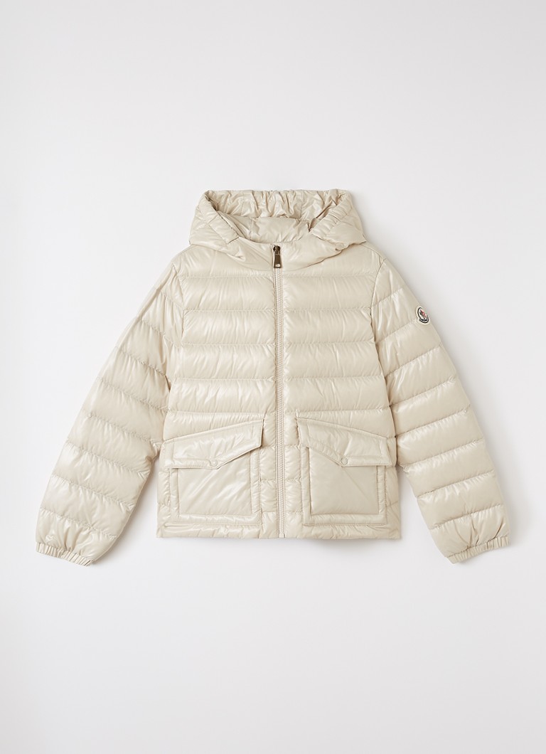 Moncler Meisjes Ela gewatteerd jack met donsvulling in de kleur Creme, maat: 14A=164