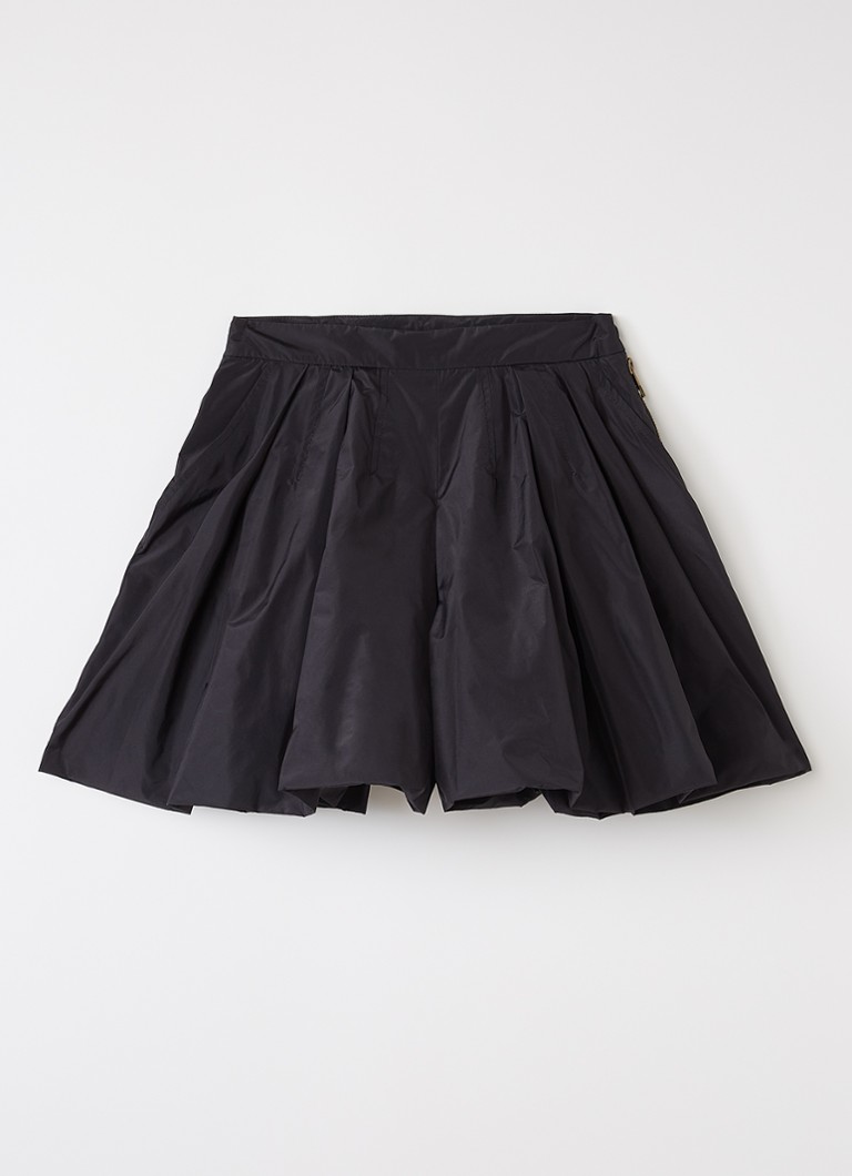 Moncler Meisjes Wide fit korte broek met logoborduring in de kleur Donkerblauw, maat: 14A=164