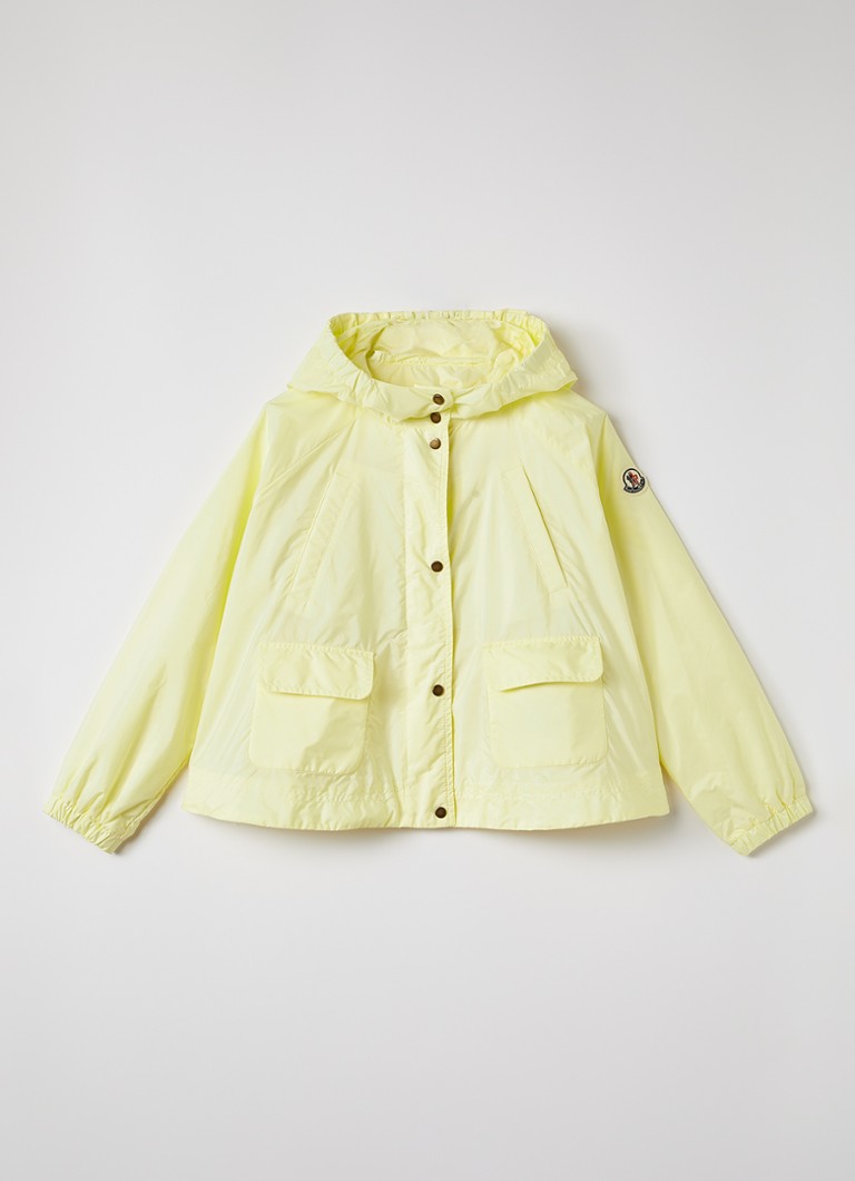 Moncler Meisjes Suher windjack met capuchon in de kleur Geel, maat: 8A=128