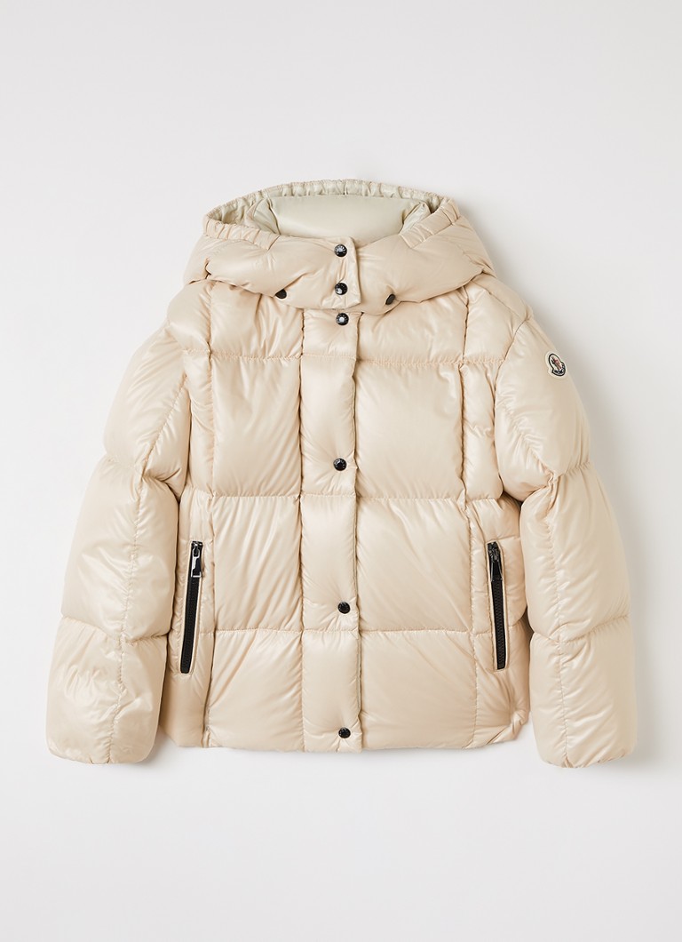 Moncler Meisjes Parana gewatteerd jack met donsvulling in de kleur Creme, maat: 14A=164