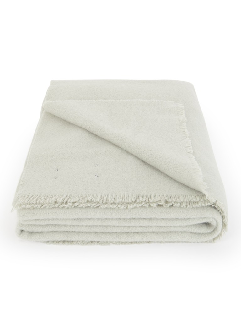Hay Mono plaid van wol 130 x 180 cm Lindegroen - Deal