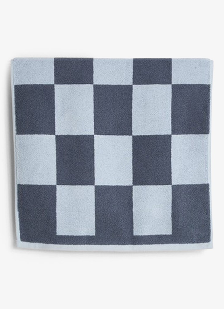 Hay Check badmat 50 x 90 cm Donkerblauw - Deal