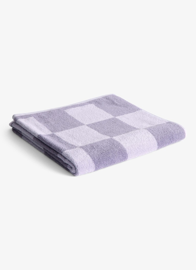 Hay Check badlaken 70 x 136 cm Lavendel - Deal
