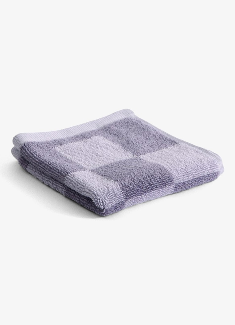 Hay Check washand 30 x 30 cm Lavendel - Deal