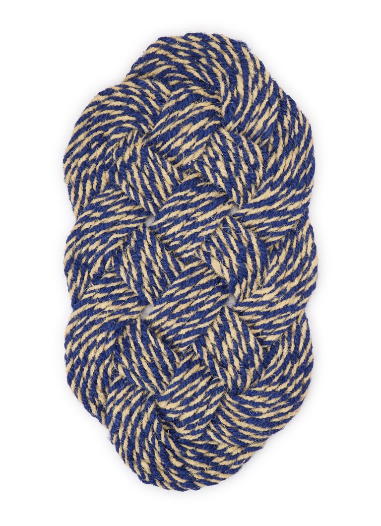 Hay Coco Swirl deurmat 40 x 80 cm Blauw - Deal