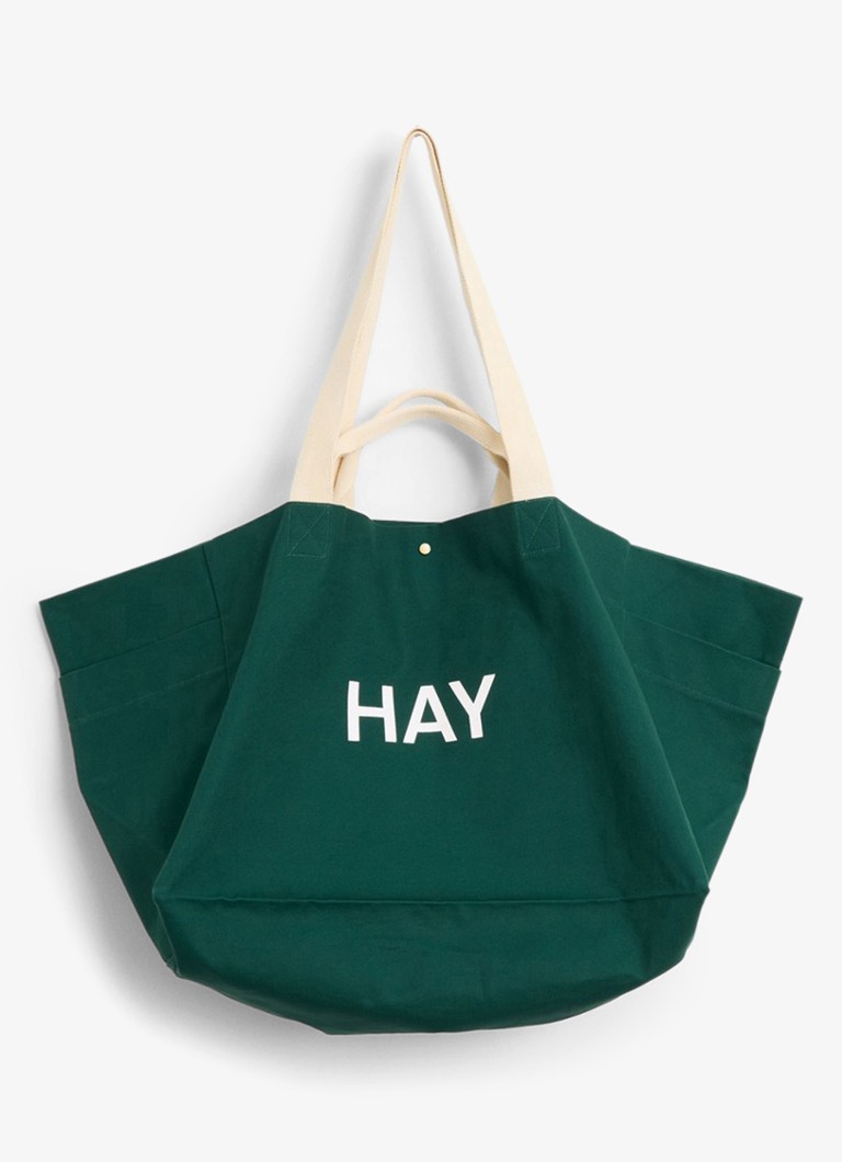 Hay Shopper met logo Donkergroen - Deal