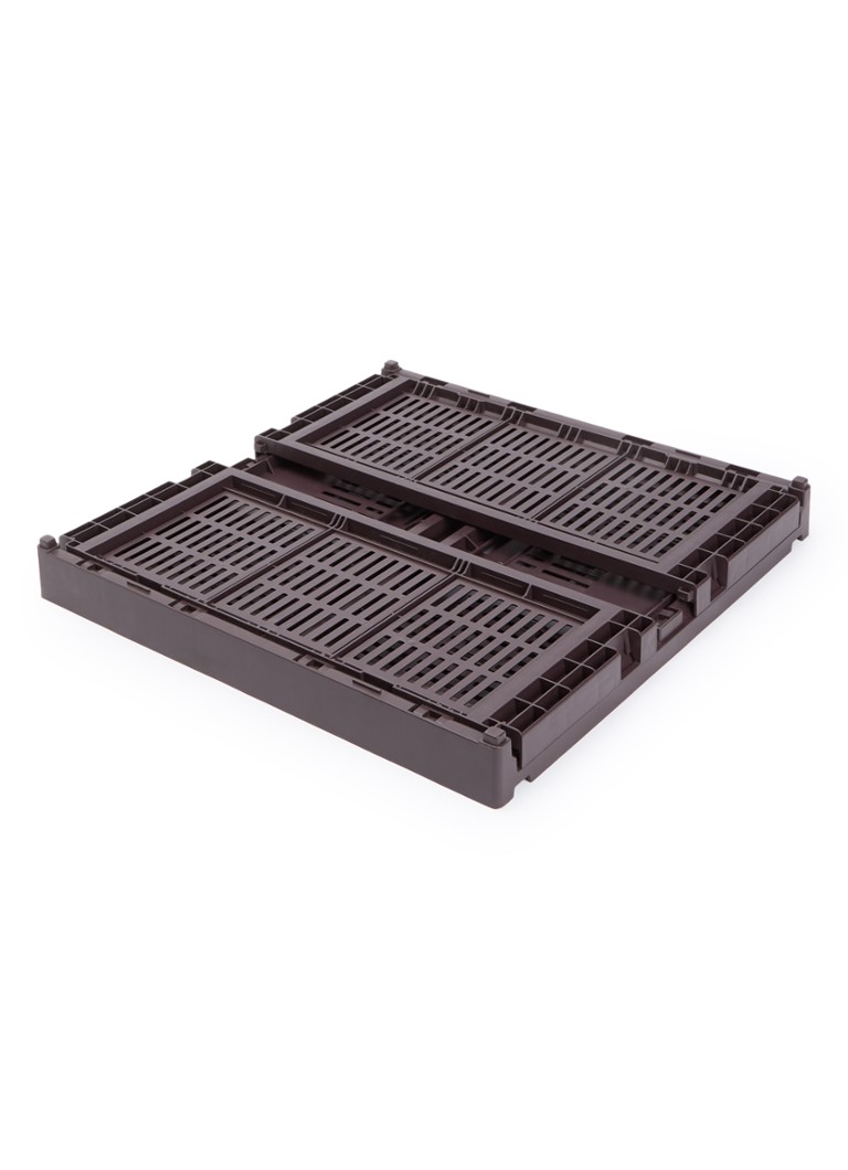 Hay Colour Crate Square L vouwkrat Aubergine - Deal