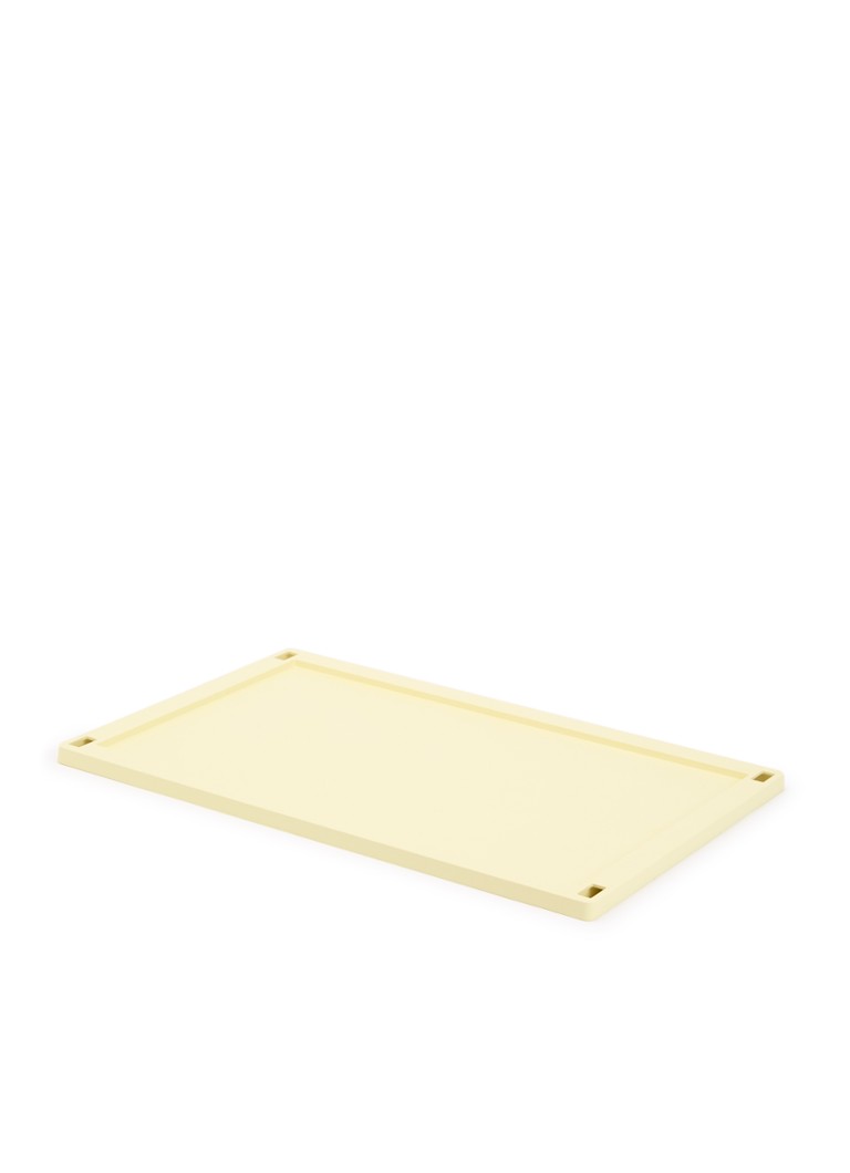 Hay Colour Crate L deksel Lichtgeel - Deal