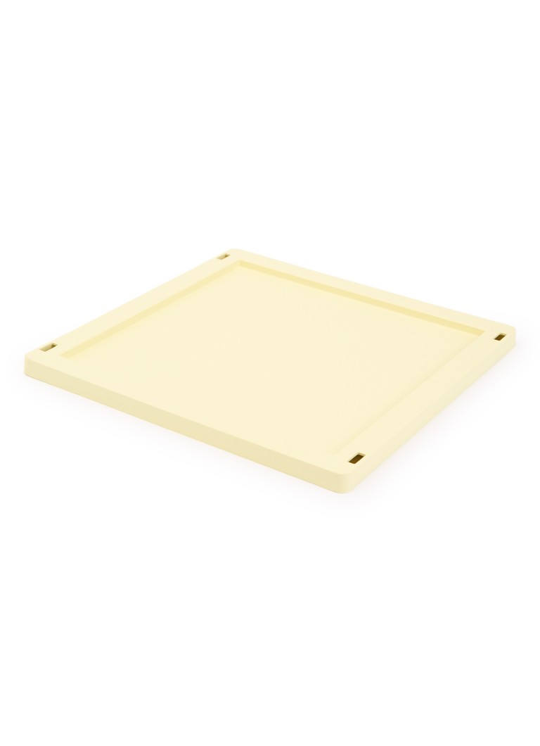 Hay Colour Crate M Square deksel Geel - Deal