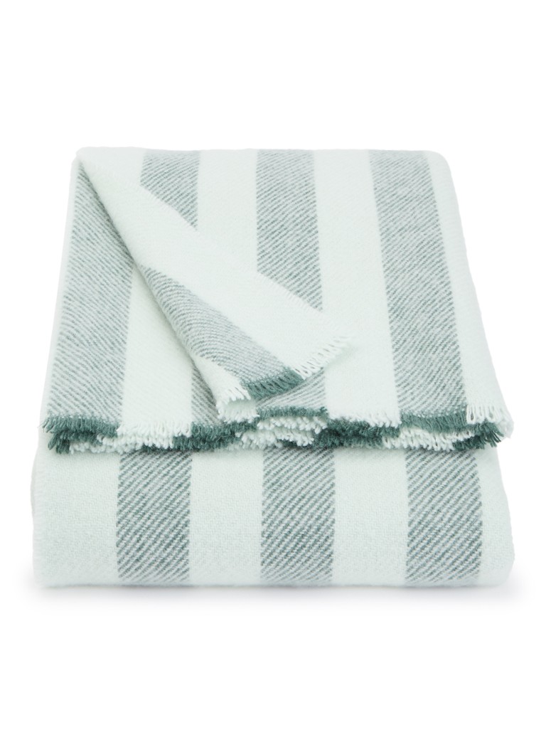 Hay Duo plaid van wol 180 x 130 cm Mint - Deal