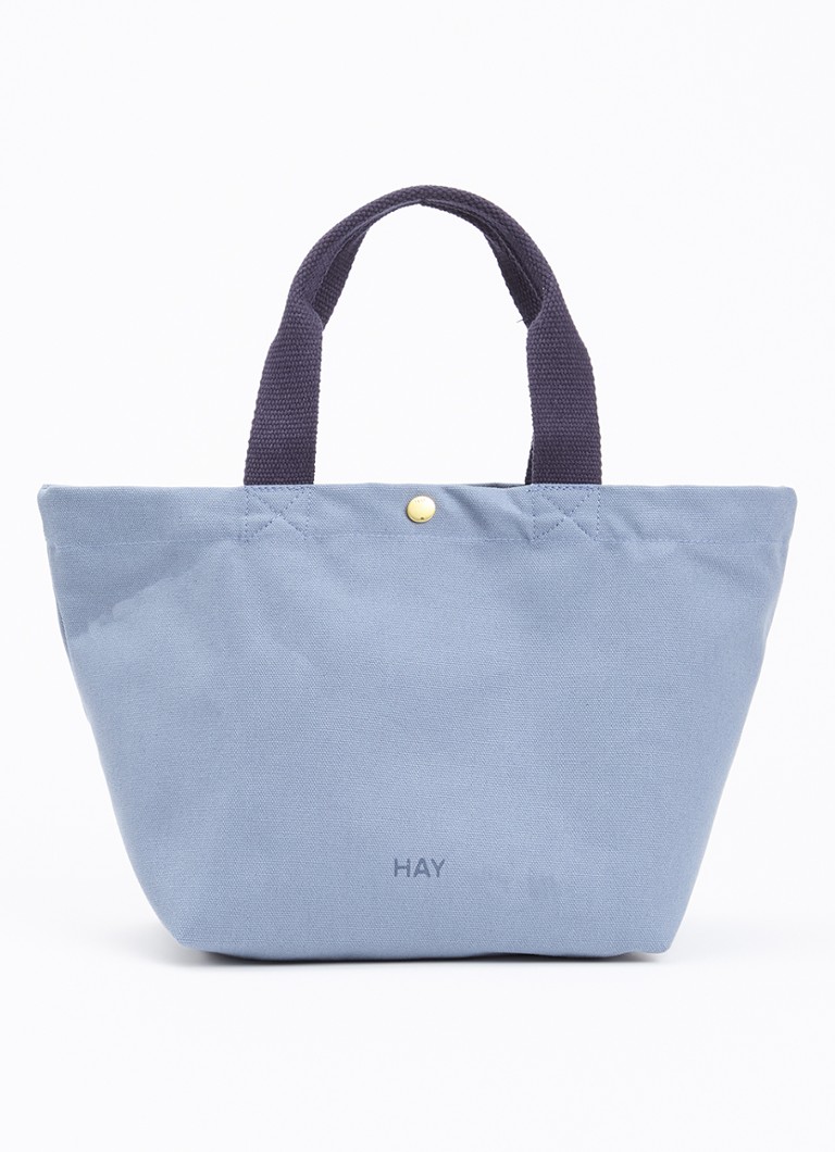 Hay Dames Shopper met logo in de kleur Staalblauw, maat: 1maat