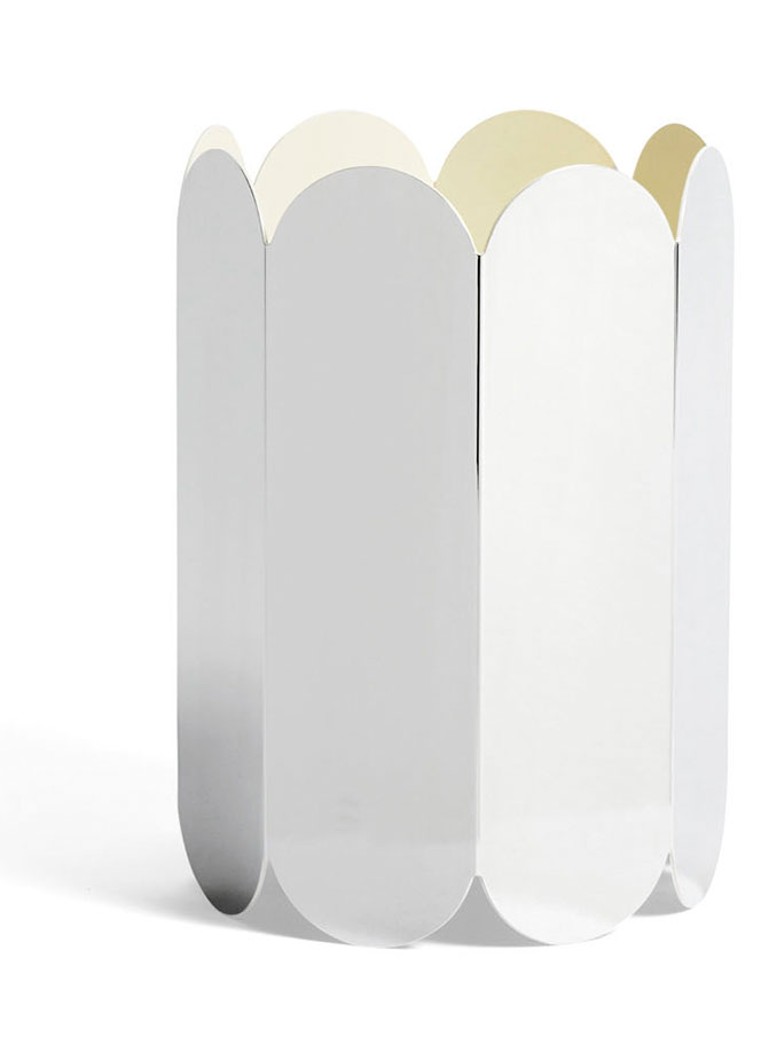 Hay Arcs vaas 25 cm Zilver - Deal