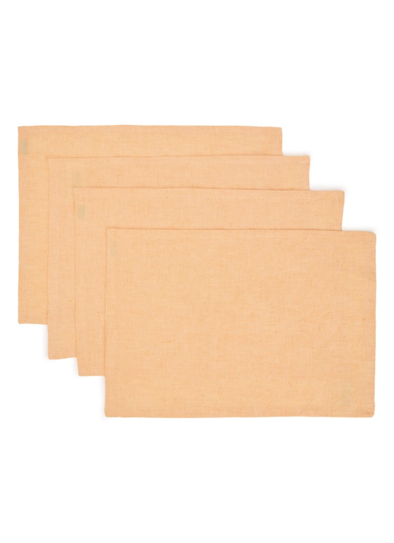 Hay Tavolo servet 31 x 43 cm set van 4 Abrikoos - Deal
