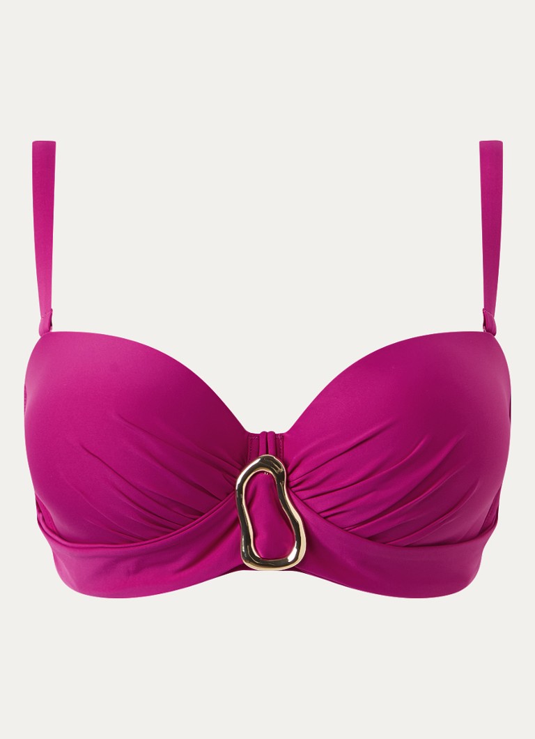 PrimaDonna Dames Uvita voorgevormde bikinitop met beugel in de kleur Donkerroze