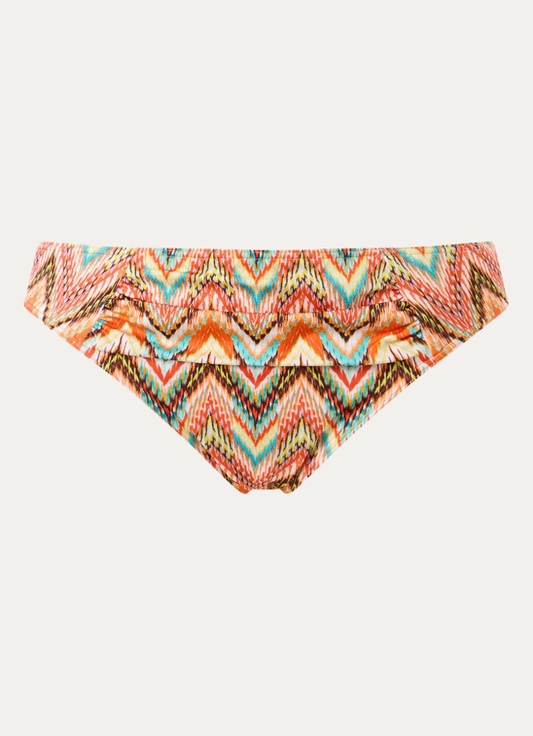 PrimaDonna Dames Tubou bikinislip met print in de kleur Zalmroze