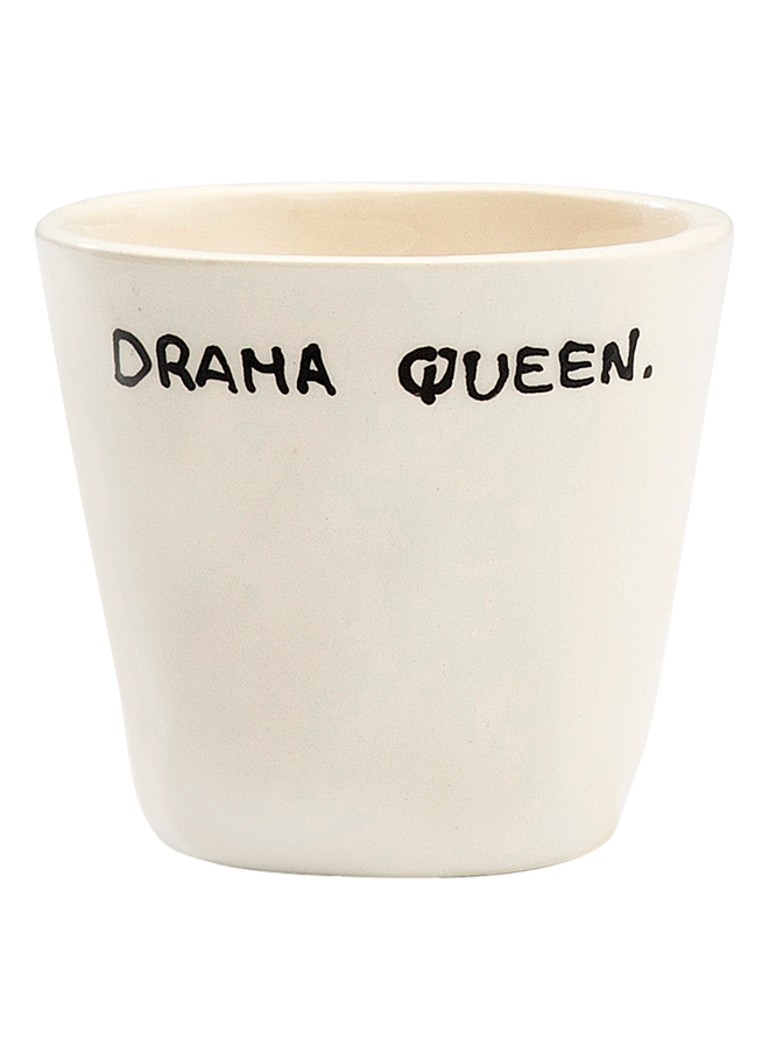 Anna + Nina Drama Queen espressokopje 10 cl Wit - Deal