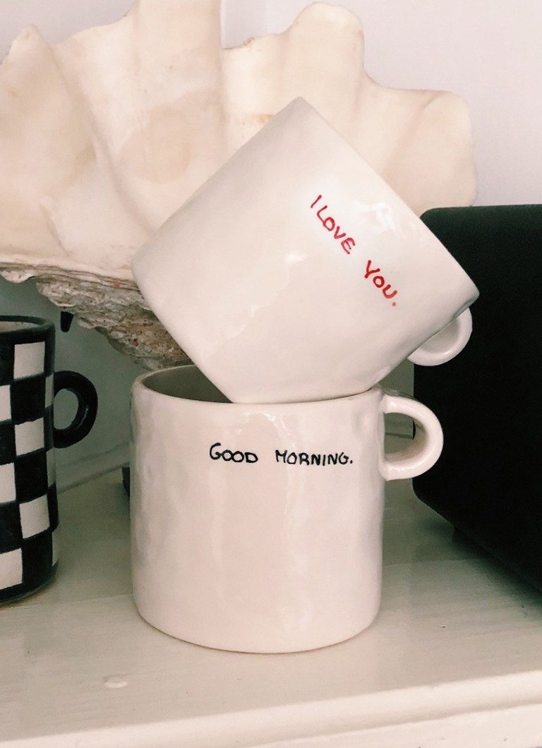 Anna + Nina I Love You mok 500ml Gebroken wit - Deal