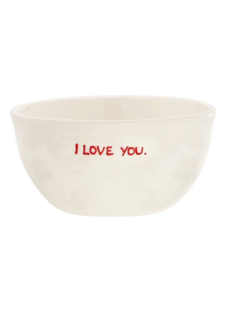Anna + Nina I Love You kom 14 cm Wit - Deal