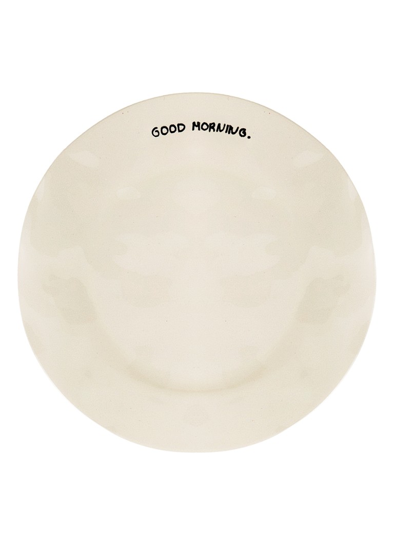 Anna + Nina Good Morning ontbijtbord 22 cm Wit - Deal