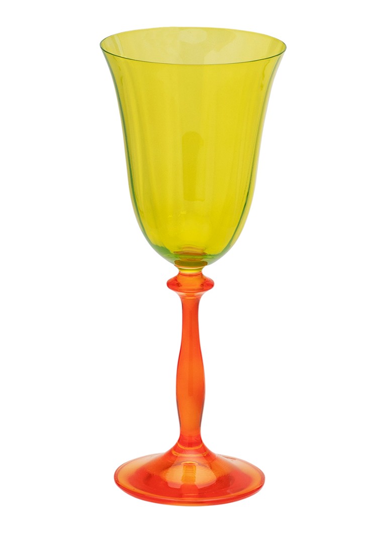 Anna + Nina Poppy witte wijnglas 20 cl Multicolor - Deal