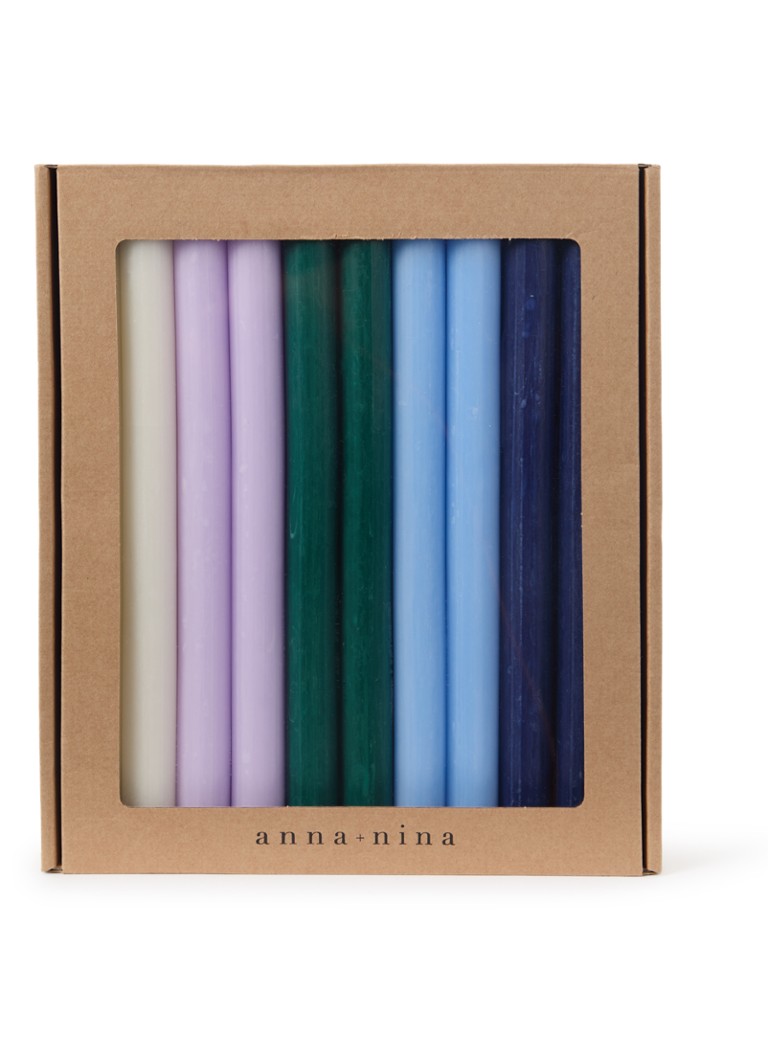 Anna + Nina Fall Picknick kaars set van 20 Multicolor - Deal